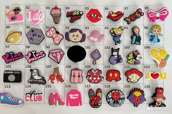 Джибитсы crocs украшение для обуви