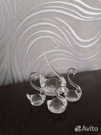 Хрустальные лебеди времен СССР