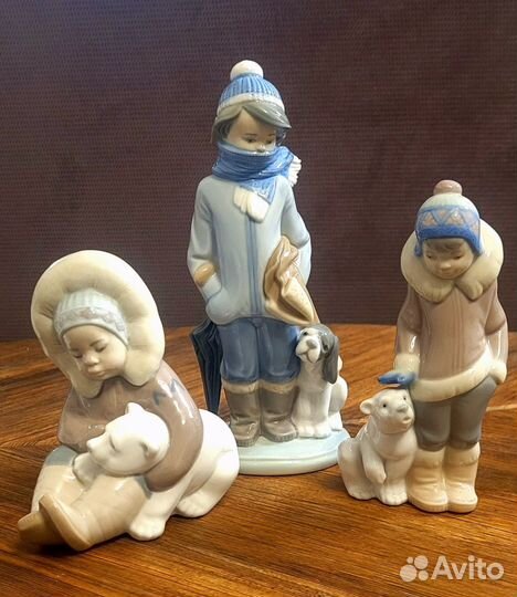 Фарфоровые винтажные статуэтки Lladro