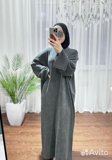 Платье теплое