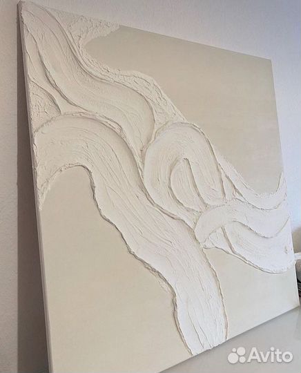 Интерьерная картина текстурной пастой