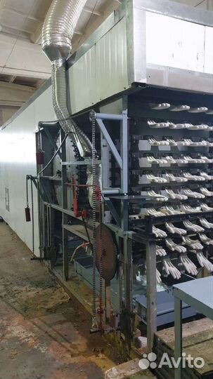 Оборудование, линия нанесения латекса на перчатки