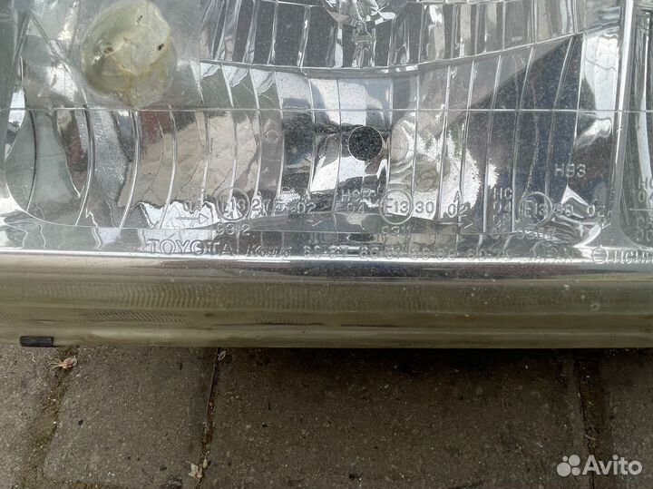 Передние фары toyota land cruiser 100 оригинал