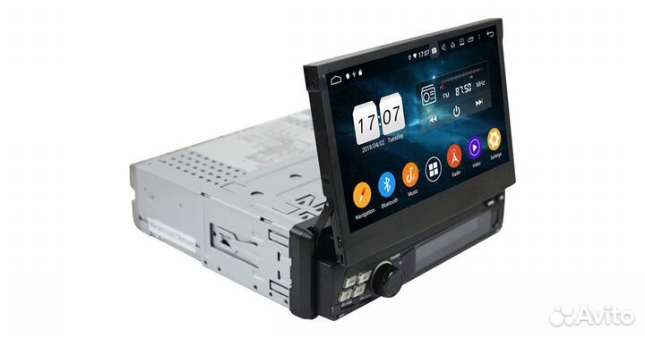 Магнитола с выдвижным экраном
