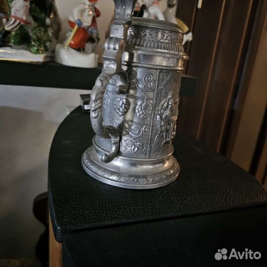 Кружка пивная олово Германия