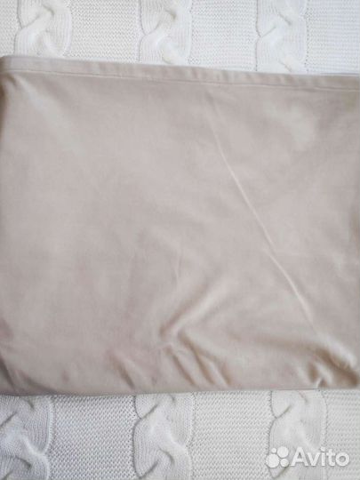 Шторы велюровые бежевые