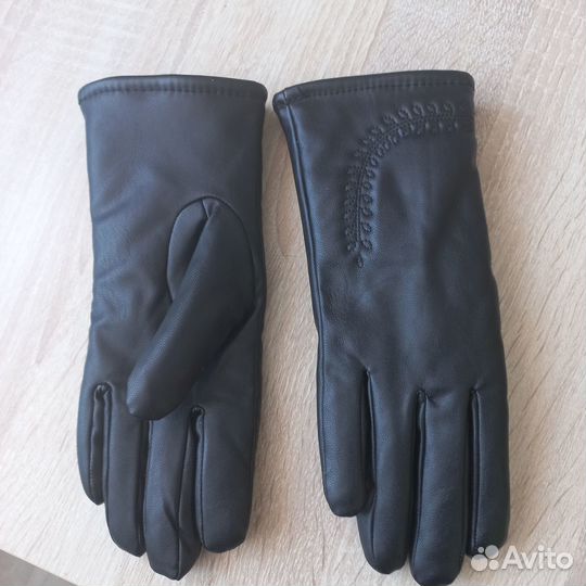 Перчатки, натуральная кожа и мех 7,5