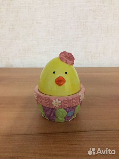 Солонка и перечница в виде цыпленка пасха