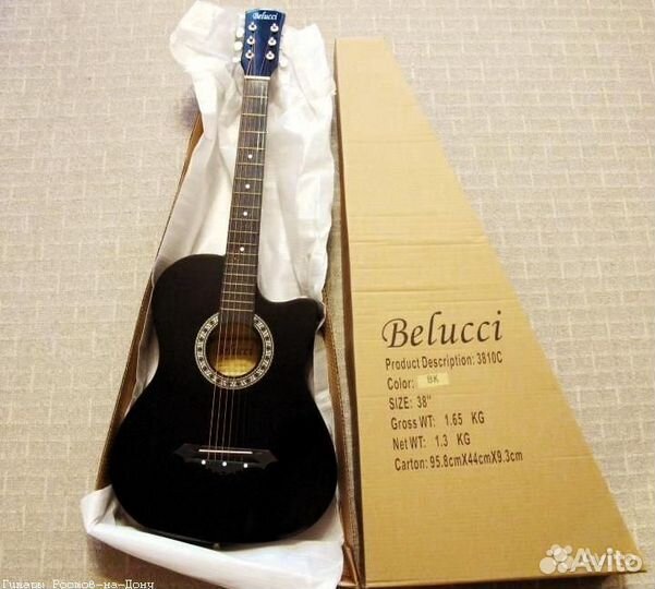 Гитара акустическая Belucci BC3810 BK
