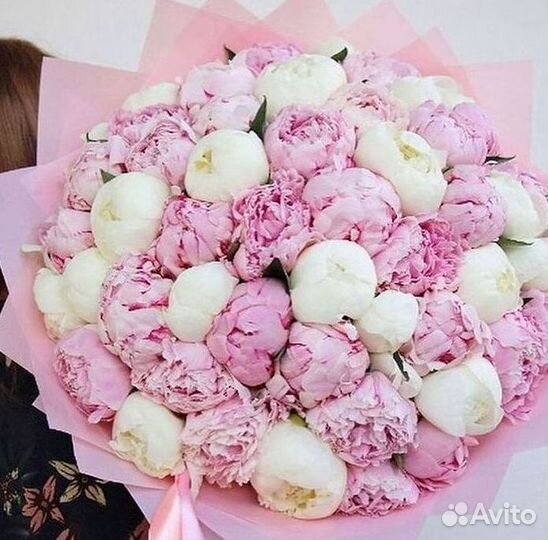 Пионы Букет пионов Доставка цветов