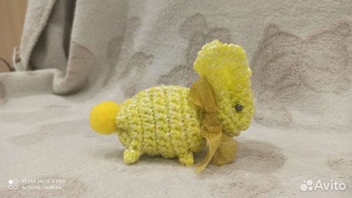 Вязаный зайчик