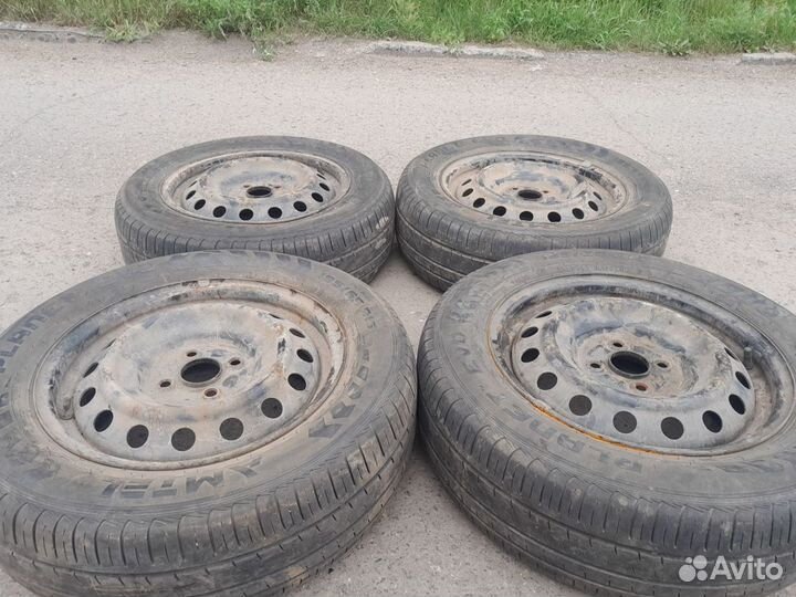 Колеса в сборе лето 195/65/15 R 15 4*100