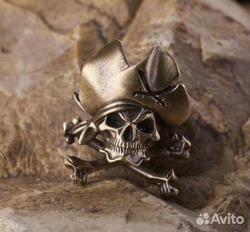 Бусина Темляк Брелок Веселый Роджер Череп Пират