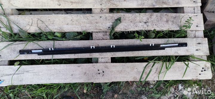 Оконные молдинги хромированные на outlander xl