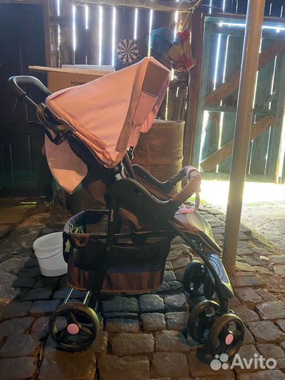 Прогулочная коляска babyton comfort pink