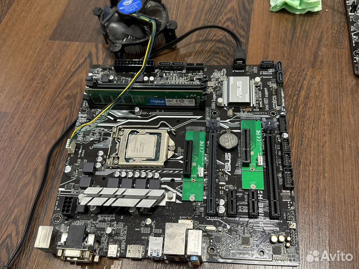 Материнская плата asus z270-p +процессор+память