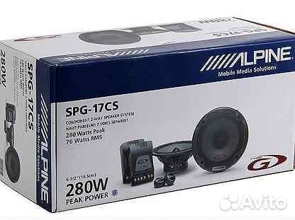 2-компонентная акустика Alpine SPG-17CS