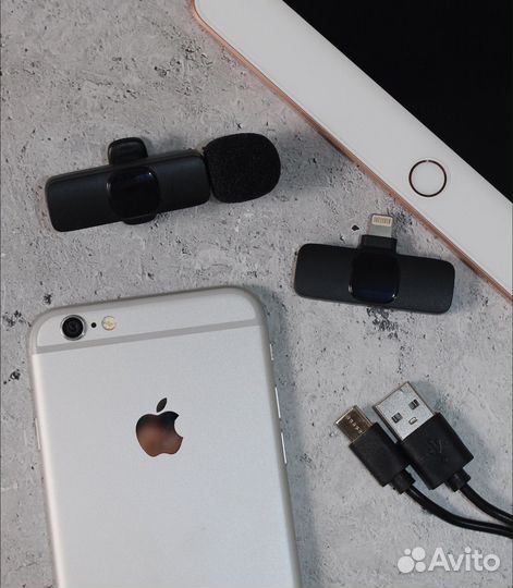 Микрофон петличный беспроводной