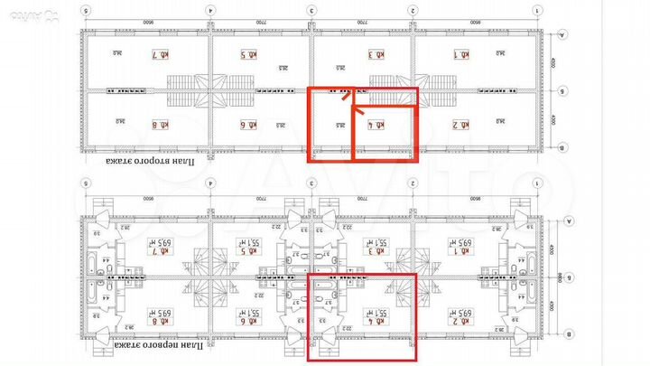 Таунхаус 55 м² на участке 1 сот.