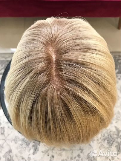 Парик натуральный с чёлкой