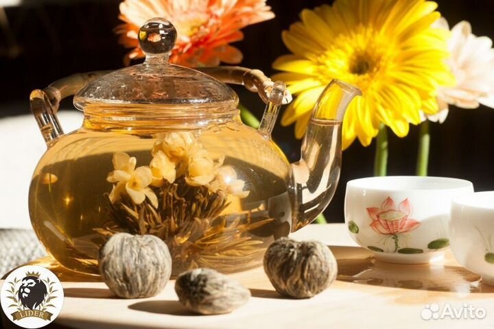 Связанный зеленый чай оптом