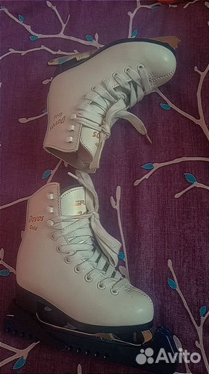 Коньки фигурные детские 27 размер graf davos gold