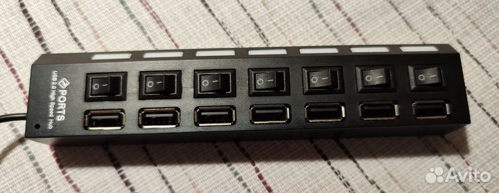 7 в 1 Разветвитель USB 2.0
