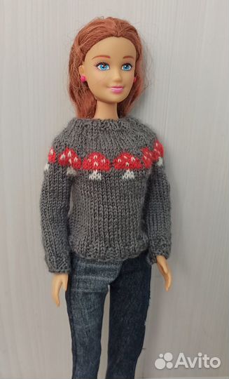 Вязаная одежда для кукол Barbie