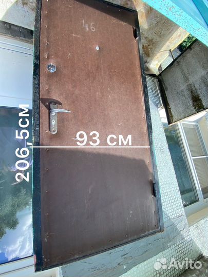 Дверь входная железная бу