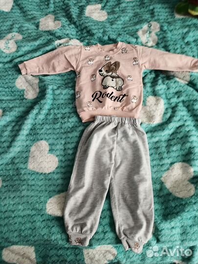 Вещи пакетом для девочки 74-80 на доставке