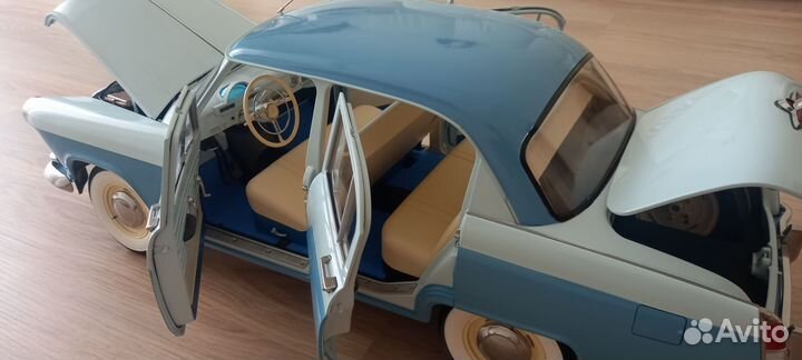 Модель Волга газ 21 деагостини. 1 : 8