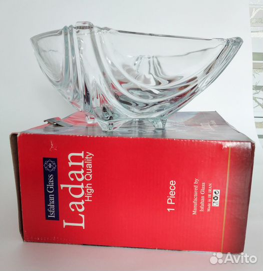 Салатник стеклянный большой