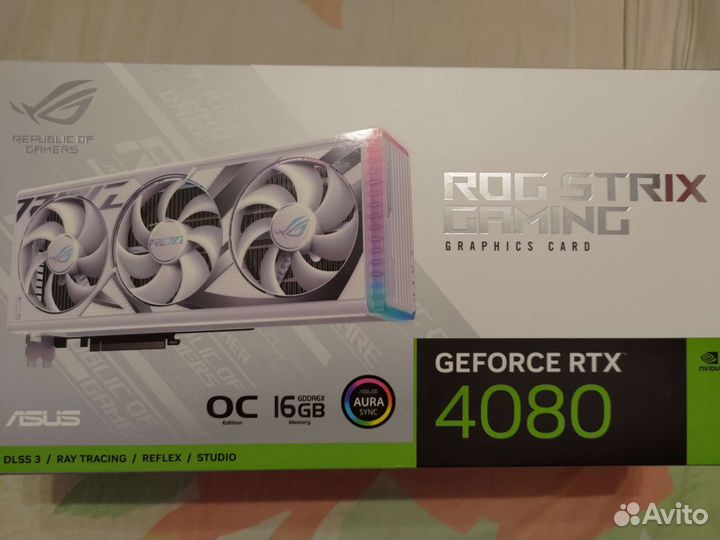 Asus rog strix rtx 4080 oc 16gb white