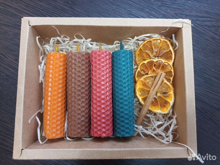 Набор свечей из вощины