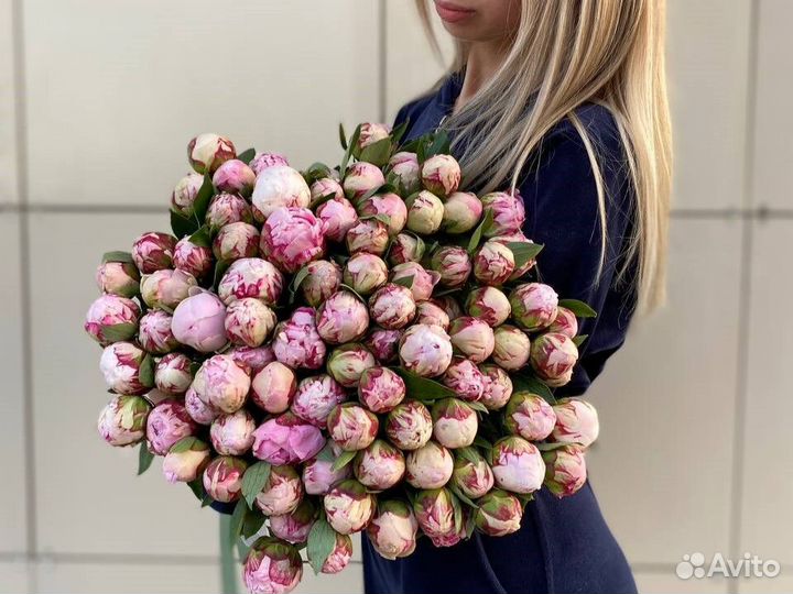 Пионы Доставка цветов букеты