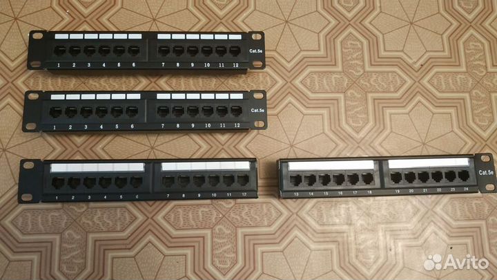 Патч панель 12 портов