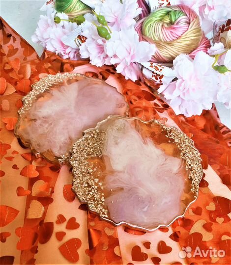 Подставки из эпоксидной смолы