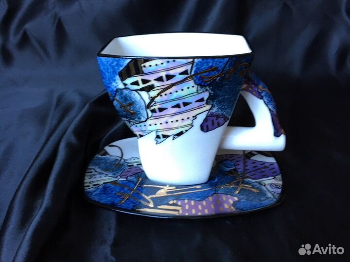 Кофейный сервиз Jiesia костяной форфор новый