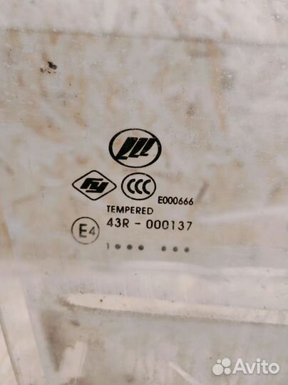 Стекло двери передней правой lifan Solano