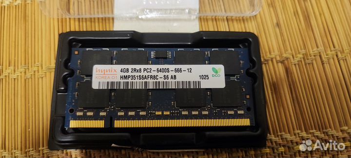 Ddr2 4 gb PC2-6400S ноутбук