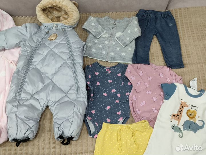 Пакет вещей для девочки 68 74