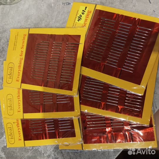 Иголки швейные набор