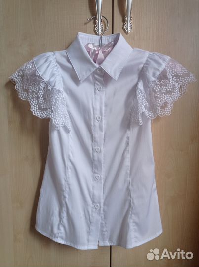 Блузка нарядная школьная 122-134 р