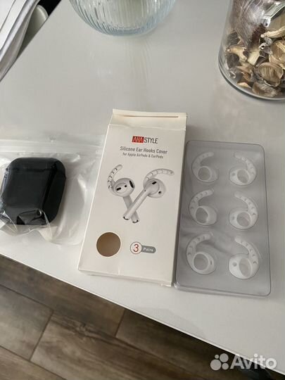 Силиконовый чехол для Apple air pods 1/2