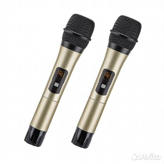 Беспроводной универсальный микрофон QS80 2шт
