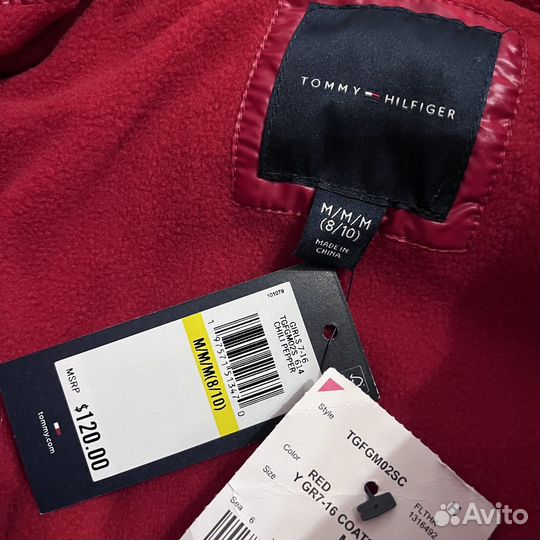 Новая куртка Tommy Hilfiger, 128-134см