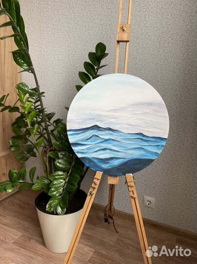 Картина на холсте море