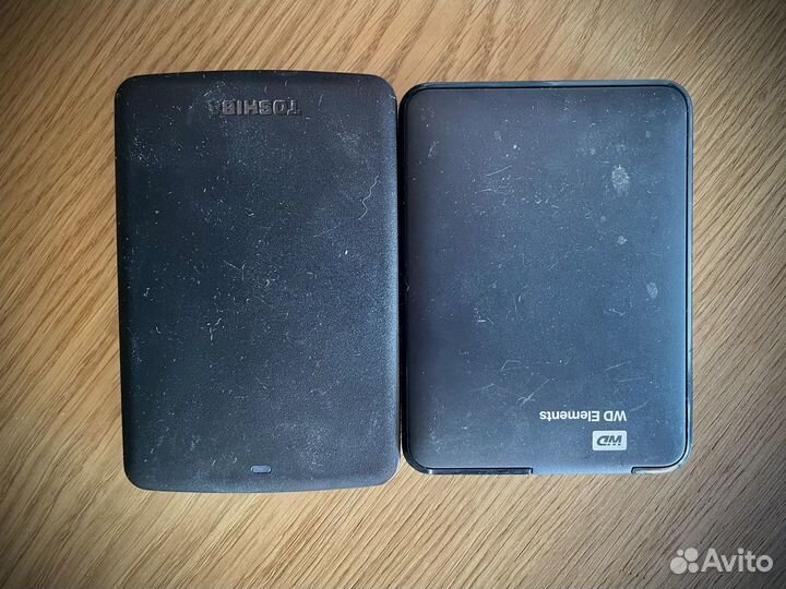2 нерабочих внешних диска 2.5''