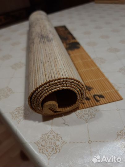 Панно лошади бамбук