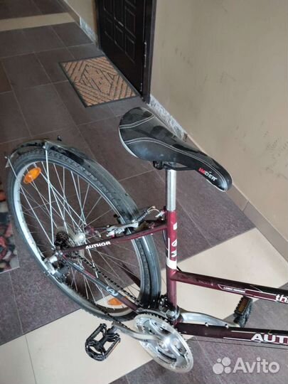 Велосипед взросло подростковый гибрид author thema